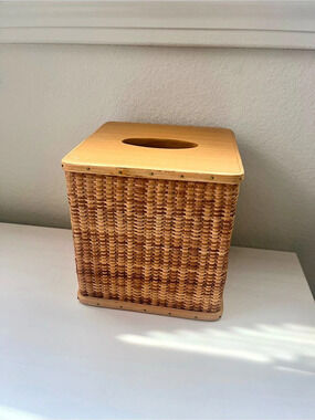 Nantucket Basket Style Tissue Box
